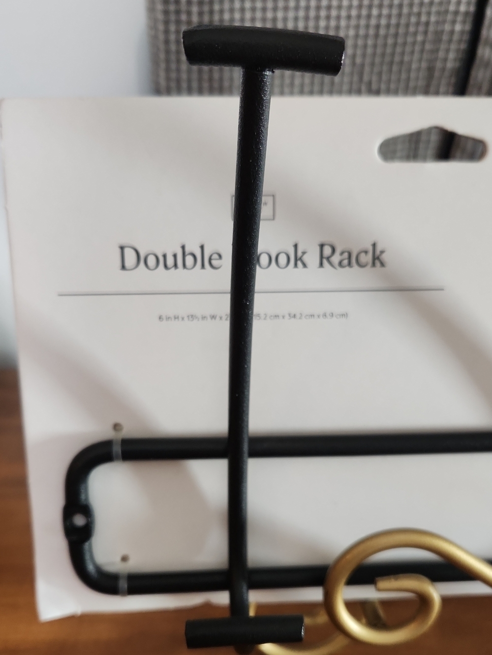 Threshold Double Hook Rack - Picture 4 of 12